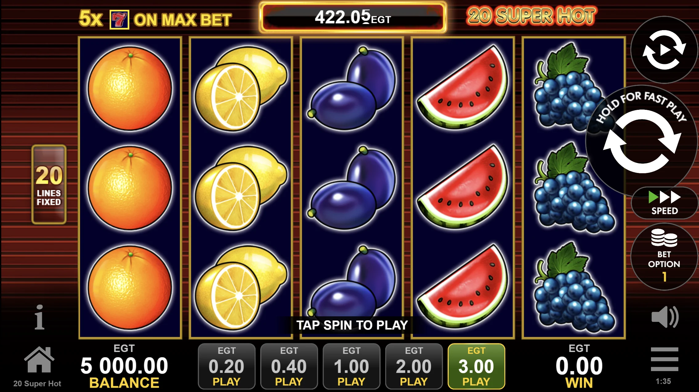 20 Super Hot slot