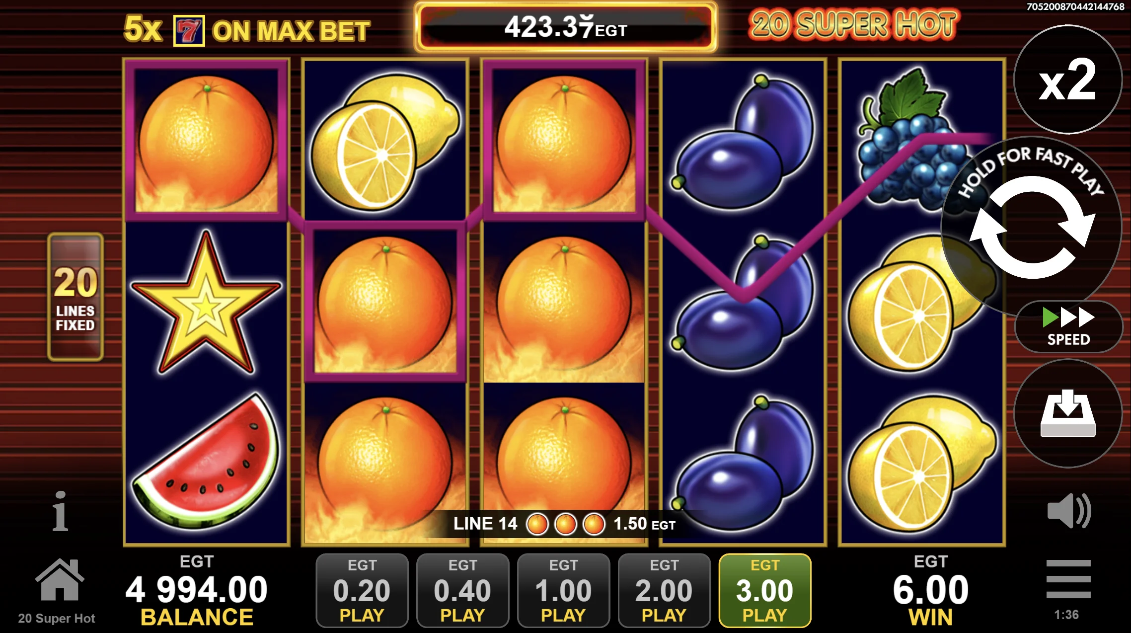 20 Super Hot for real money